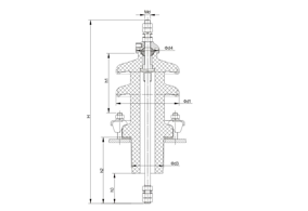 EN歐標(biāo)套管12~36kV /250~630A螺紋連接套管